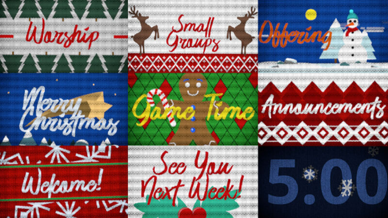 Ugly Sweater Transitions (and Countdown Timer)